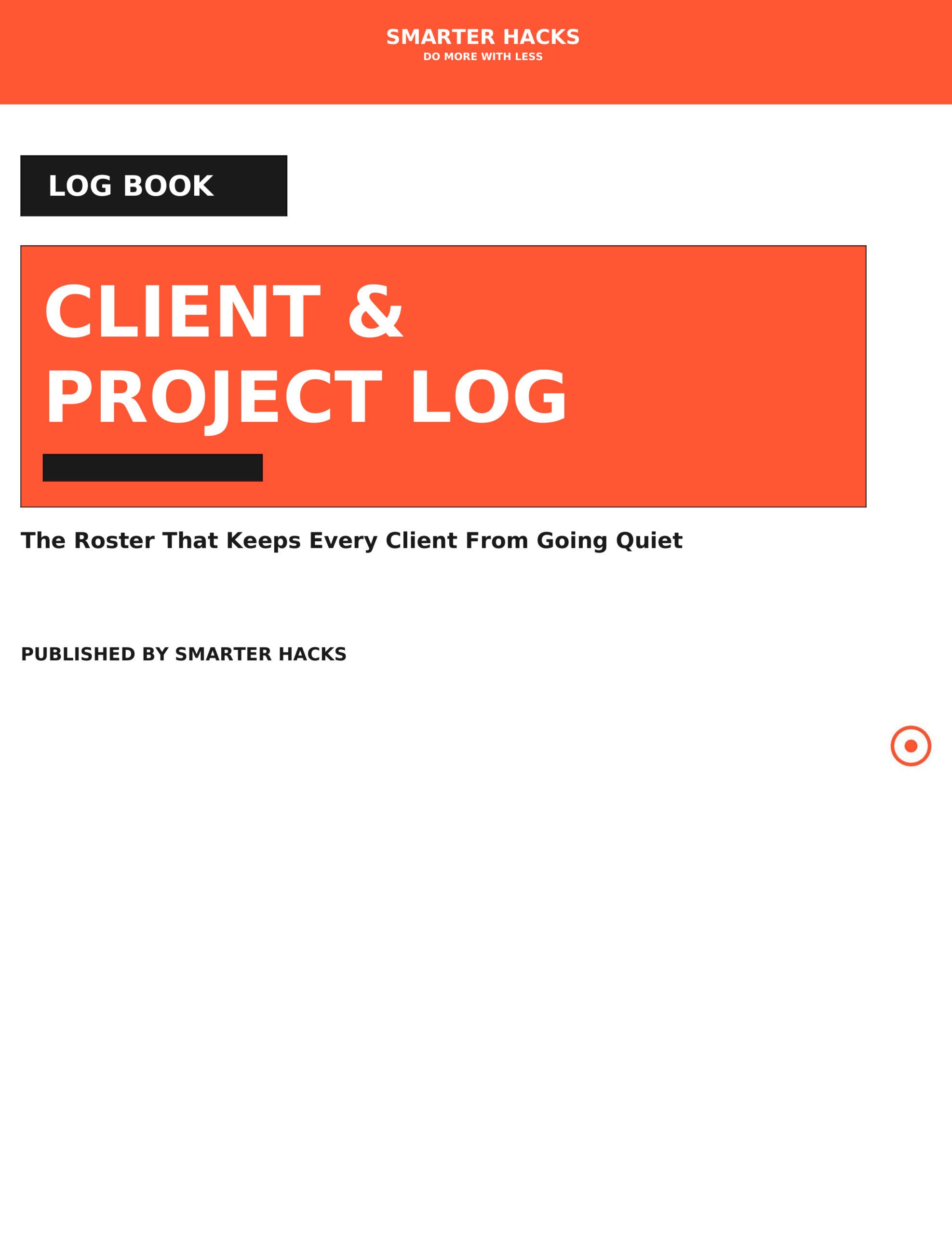 Client Project Log
