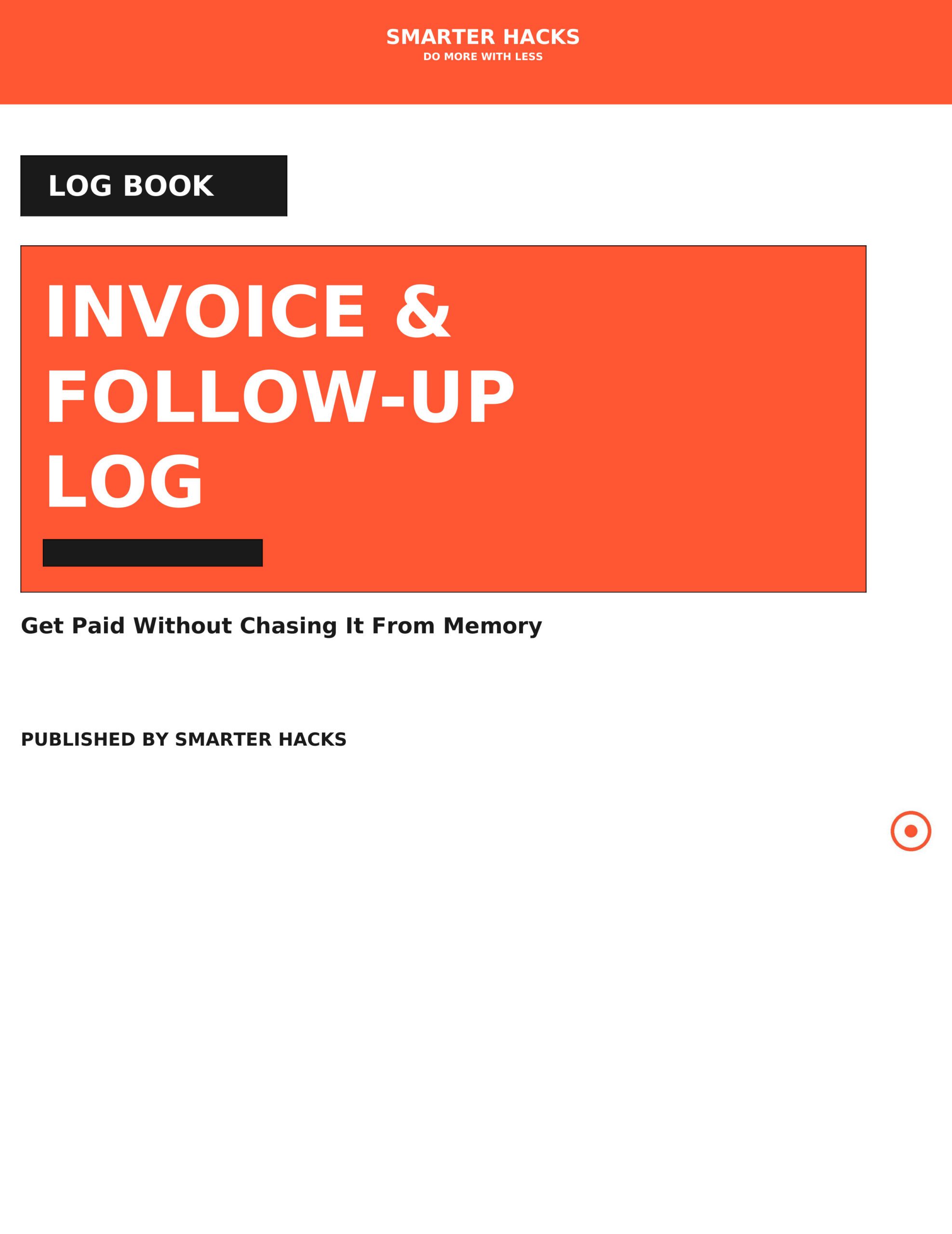Invoice Follow-Up Log